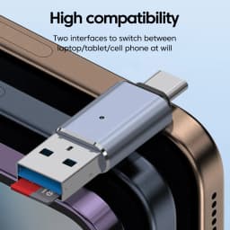 Elough USB 3.0 Card Reader SD TF Card Reader USB C adaptador usb a tipo c High Speed Cardreader For Phone Accessories