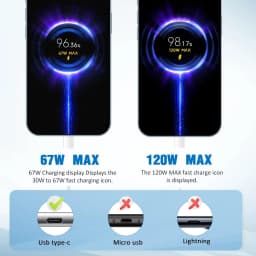 6A 67W 90W 120W Turbo Fast Charging Type C Cable for Xiaomi 11 12 13 14 15 Ultra Redmi Note 11T 12T 13 14 POCO X4 X5 X6 X7 Pro