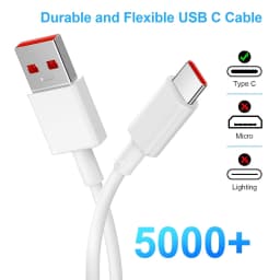6A 67W 90W 120W Turbo Fast Charging Type C Cable for Xiaomi 11 12 13 14 15 Ultra Redmi Note 11T 12T 13 14 POCO X4 X5 X6 X7 Pro