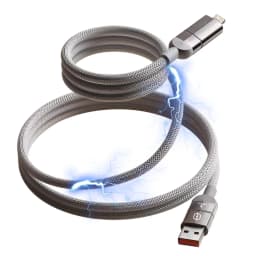 2 in 2 Multi Fast Charging Cable Magnetic 27W USB C to Type C Data Cable 1M for iphone 17ipad Xiaomi 17 15 Samsung Huawei