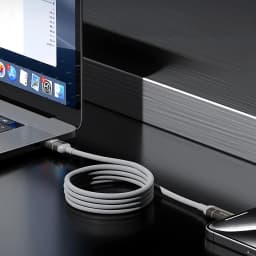 2 in 2 Multi Fast Charging Cable Magnetic 27W USB C to Type C Data Cable 1M for iphone 17ipad Xiaomi 17 15 Samsung Huawei