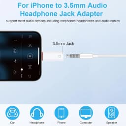 USB C To 3.5mm Earphone Adapter 3.5 Jack USB C Audio Converter for iPhone 15 Samsung Type-C To 3.5mm Headphone Connector