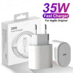 For Apple Original 35W Fast Charger For iPhone 17 16 Pro Max 15 14 13 12 11 USB-C Quick Charging 8 Plus Cable Phone Accessories