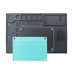 Heat Resistant Solder Mat Insulation Phone Repair Mat Screw Silicone Table Mat Set for Work Desk Maintenance Tools