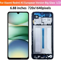 OEM For Xiaomi Redmi A5 Big Glass European Version LCD Touch Screen Digitizer Assembly 25028RN03Y Display Replacement