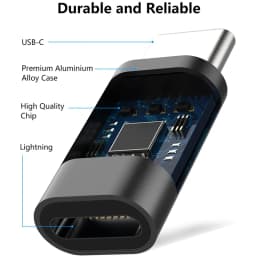 3PCS Lightning Female To USB C Male Charger Adapter for IPhone 15 Pro Max Plus IPad Type C To 8Pin Charging Data Sync Connector