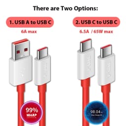 65W/6.5A Fast Charge Type C Cable for USB C to USB C Warp Charger Cables for USB PD USBC for Oneplus 8T One Plus 8t Warp Charge