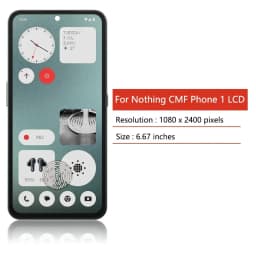 6.67“New AMOLED For Nothing CMF Phone 1 LCD Display Touch Screen Digitizer Assembly For Nothing CMF Phone One Display