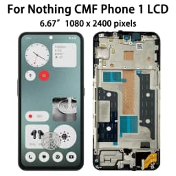 6.67“New AMOLED For Nothing CMF Phone 1 LCD Display Touch Screen Digitizer Assembly For Nothing CMF Phone One Display