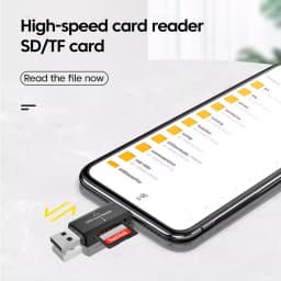 2 in 1 Type C SD TF Card Reader USB 2.0 Card Reader for PC Laptop Accessories High Speed Smart Memory Cardreader SD Card Adapter