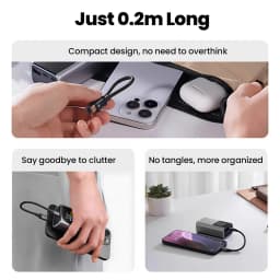 Olaf 15CM 20CM 240W Type C To Type C Short Cable 6A Fast Charging Cable PD3.1 USB C Cable For iPhone 15 16 17 Power Bank Samsung