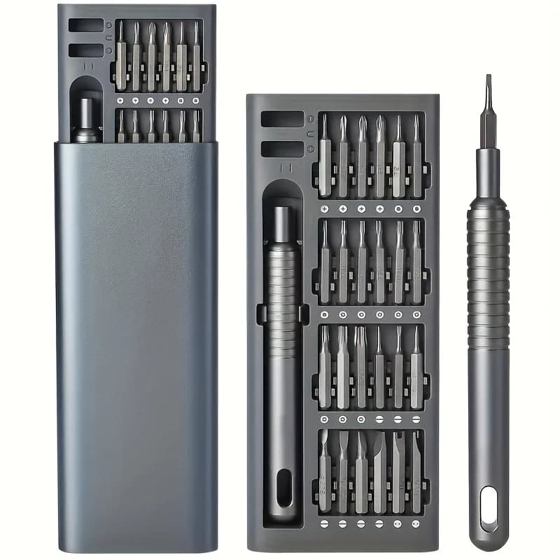 24 in 1 Digital Maintenance Precision Screwdriver Set with Portable Storage Box and Electronic Device Disassembly Tool,Computer