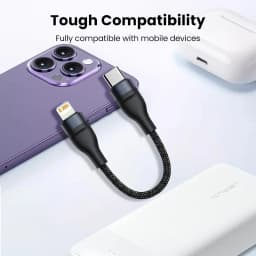 Olaf 25cm Short USB Type C Cable Fast Charging USB C Lightning Cable for iPhone Huawei Xiaomi Power Bank Mobile Phone Data Cable
