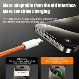 5PCS USB A Cable to USB C 240W Fast Charging Charger Cable Supports Fast Charging For iPhone 17 16 15 Samsung Huawei Xiaomi Etc