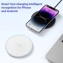 30W Wireless Charger Pad Fast Wireless Charging Station For Samsung Galaxy S25 S24 S23 S22 Xiaomi IPhone17 16 15 14 13 Pro Max