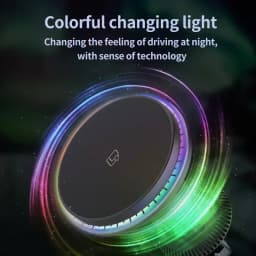 Magnetic Car Wireless Charger RGB For iPhone 13 14 15 16 17 Pro Max Macsafe Car Phone Holder Stand Mount Fast Charging Station