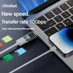 140W 60W 36W USB Type C Converter Digital Display 40Gbps 8K Video Fast Charging USB Adapter for iPhone 17 iPad Laptop Monitor