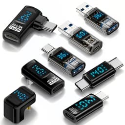 140W 60W 36W USB Type C Converter Digital Display 40Gbps 8K Video Fast Charging USB Adapter for iPhone 17 iPad Laptop Monitor