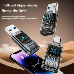 140W 60W 36W USB Type C Converter Digital Display 40Gbps 8K Video Fast Charging USB Adapter for iPhone 17 iPad Laptop Monitor