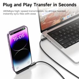 Toocki 30W USB C to Lightning Adapter With Foldable Phone Holder 90 Degree Converter OTG Adapter for Laptop Tablet iPhone Samsun