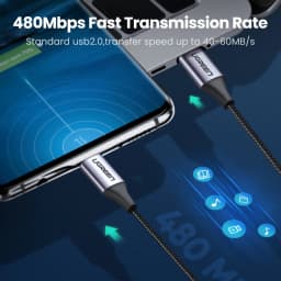 UGREEN 60W USB Type C To USB C Cable For Macbook iPad Samsung Xiaomi PD Fast Charging Charger Cord 3A Fast USB C Cable