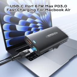 67W GaN USB C Fast Charger Quick Charge 4.0 PD3.0 PPS Portable Type C Ultra Thin Charger For iPhone Samsung Macbook Laptop