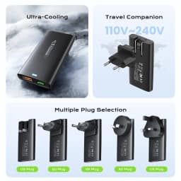 67W GaN USB C Fast Charger Quick Charge 4.0 PD3.0 PPS Portable Type C Ultra Thin Charger For iPhone Samsung Macbook Laptop