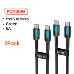 Toocki 100W/60W USB C to Type C Fast Charging Phone Cable for iPhone 17 16 Samsung PS5 Quick Charge Type C Data Wire for Xiaomi