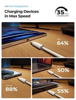 NNBILI USB C Cable For iPhone 15 16 17 Pro Max iPad PD 65W 45W 25W Turbo Charging Cord Type C Fast Charger For Samsung S26 S25