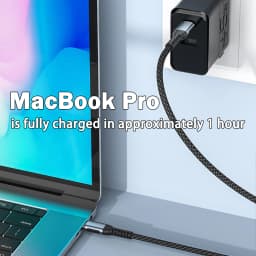UGOURD PD240W Ultra Fast Charge Cable Type USB C 100W Type C Charger Cable for iPhone 15 Xiaomi MacBook Pro with E-Marker Chip