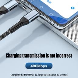 UGOURD PD240W Ultra Fast Charge Cable Type USB C 100W Type C Charger Cable for iPhone 15 Xiaomi MacBook Pro with E-Marker Chip