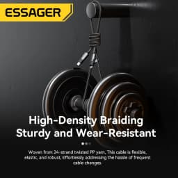Essager 2 in 1 USB Type C Cable 65W PD Fast Charging Wire Type C To Lighting Cable For iPhone 15 14 Pro Max MacBook iPad Xiaomi