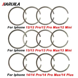 For Wireless Charging Magnet Module For iPhone 12 mini 13 Pro Max 14 Plus Rear Housing Back Glass Magnetic Metal Ring