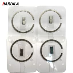 For Wireless Charging Magnet Module For iPhone 12 mini 13 Pro Max 14 Plus Rear Housing Back Glass Magnetic Metal Ring