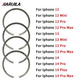 For Wireless Charging Magnet Module For iPhone 12 mini 13 Pro Max 14 Plus Rear Housing Back Glass Magnetic Metal Ring