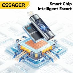 Essager Type C to Lighting OTG Adapter Digital Display PD 60W Fast Charging Lighting To Type C Connector For iPhone 15 14 13 12