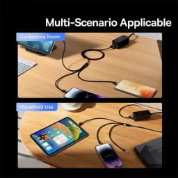 Baseus 3 in 1 USB Cable Micro USB Type C Fast Charger Micro USB Type C Data Cable For IP 14 13 Samsung Xiaomi Huawei