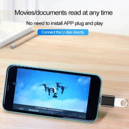 Elough USB3.0 To Lightning Adapter OTG For iPhone iPad Fast Charging Lighting Male to USB Female Adapter For iOS 13 Above