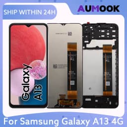 6.6" LCD For Samsung Galaxy A13 A135 A137 LCD Display Digital Touch Screen With Frame Assembly Galaxy A135F A137F Replacement