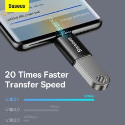 Baseus USB 3.1 Adapter OTG Type C to USB Adapter Female Converter For Macbook Pro Air Samsung S10 S9 USB OTG Connector