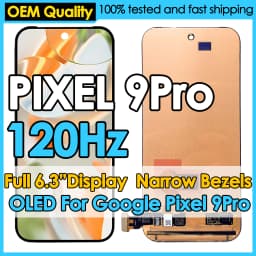 OEM 120Hz OLED For Google Pixel 9 Pro Screen Replacement LCD Phone Mobile Display Touch Digitizer Assembly Repair Kit 9Pro