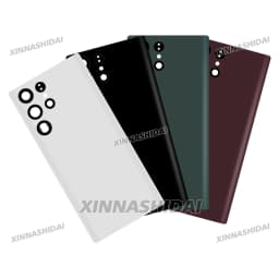 100% New Quality Back Battery Cover with Camera Lens - Rear Panel Housing Case for Samsung S22 Ultra S908B Replacement Parts