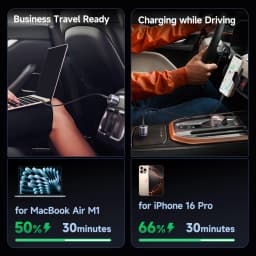 Toocki USB C Car Charger 100W Type C Fast Charge PPS PD3.0 LED Light Car Phone Charger For iPhone 15 Xiaomi Huawei Samsung