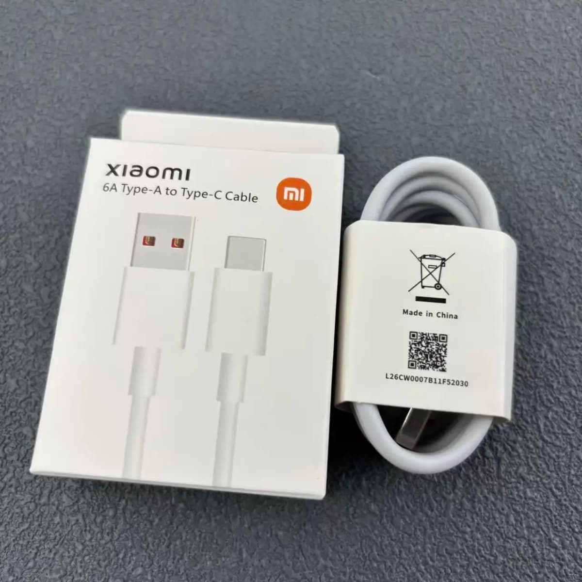 Xiaomi 6A Type-A to Type-C Cable 100cm Turbo Fast Charging and Data Transmission for MI 17 15 14 Ultra 13 12 10 9 Pro 15T 14T 9T