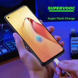 For OPPO 100W Type C Fast Charging Cable USB A To C Wire Phone Data Cord Supervooc For Reno 8 7 5g 5 Pro 6 Lite 4 Find X6 X5 Pro