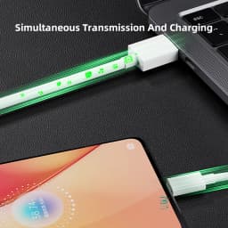 For OPPO 100W Type C Fast Charging Cable USB A To C Wire Phone Data Cord Supervooc For Reno 8 7 5g 5 Pro 6 Lite 4 Find X6 X5 Pro