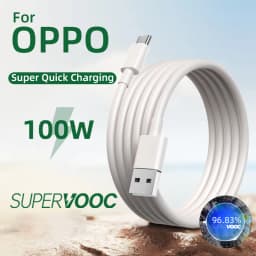 For OPPO 100W Type C Fast Charging Cable USB A To C Wire Phone Data Cord Supervooc For Reno 8 7 5g 5 Pro 6 Lite 4 Find X6 X5 Pro