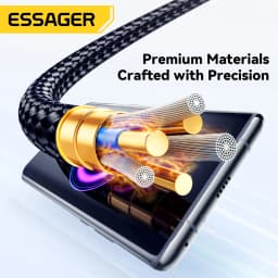 Essager 7A USB To  Type C  Cable For Xiaomi Samsung PD 5A Fast Charging Cable For Macbook iPad Pro Tablet Laptop Wire Cord
