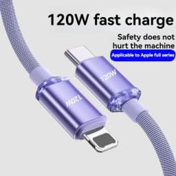 NNBILI 120W 6A USB C for iPhone 13 12 11 Pro Max XR 8 PD Fast Charging for iPhone Charger Cable for MacBook iPad Type C Cable