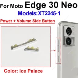 Power Volume Button For Motorola MOTO Edge 30 Neo Pro Edge 30 Ultra Edge X30 On OFF Power Volume Side Key Flex Cable Parts